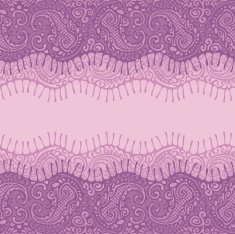 violet lace ribbon seamless