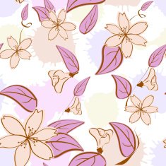 Seamless Floral Pattern N296