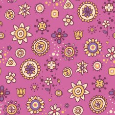 Cute pink floral pattern