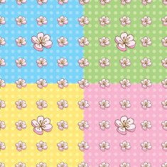 Seamless Cherry Blossom Pattern