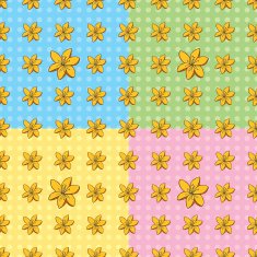 Seamless Tiger Lily Pattern