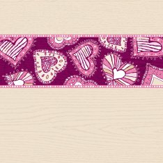 beige background with hand draw hearts N4