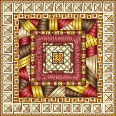 Seamless pattern with geometric elements N24