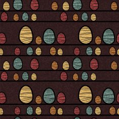 seamless pattern with easter eggs N14