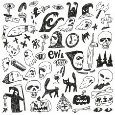 Halloween evil monsters