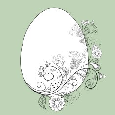 stylized easter egg N6