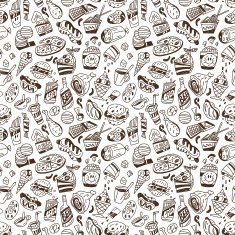 fast food - seamless background N2