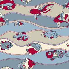 Fish Seamless Pattern N14