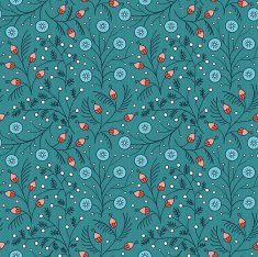Seamless Floral Pattern N306