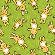 rabbits pattern