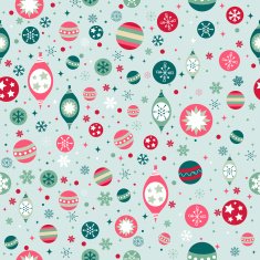 Beautiful design Christmas seamless pattern with xmas toys N7