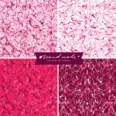 Seamless abstract pattern set