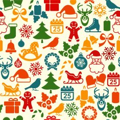 Christmas seamless background N16
