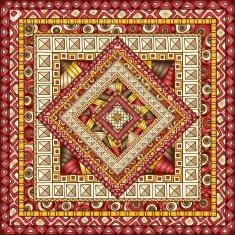 Seamless pattern with geometric elements N26