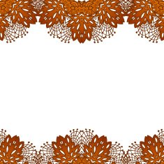 chocolate flower lace pattern N5