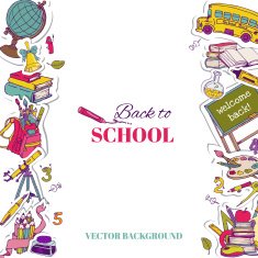 Back to School Background- for design postcard texture N2