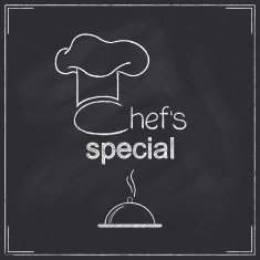 Chef's special menu design