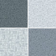 Set of seamless geometric patterns N16