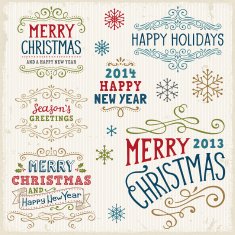 Hand Drawn Christmas Greetings N3