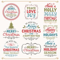 Christmas Signs and Badges