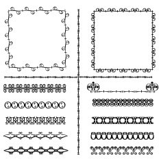 Line Border Set N2