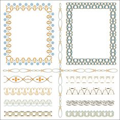 Line Border Set And Frame N6