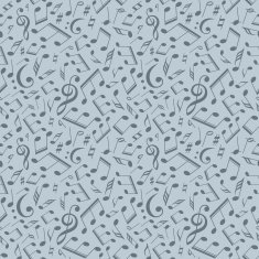 Vector musical pattern with notes N15