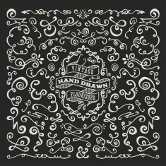 Hand Drawn Blackboard Flourishes & Swirls