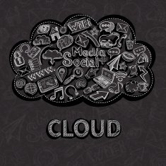 Doodle Social Icons N2