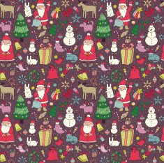 Christmas seamless pattern N80
