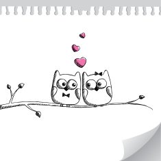 Hand drawn owls N3
