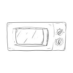Vector sketch hand drawn of kitchen utensils N12