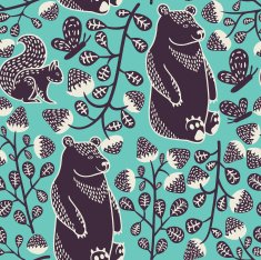 Seamless forest pattern N9