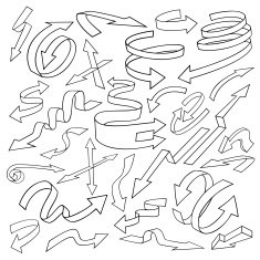 Set of arrows N20