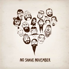 Funny beards illustration for Movember action