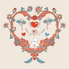 Floral heart N24