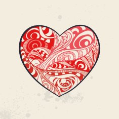 Hand drawn heart N2