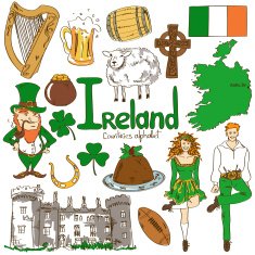 Collection of Irish icons N2