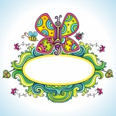 Natural decorative frame