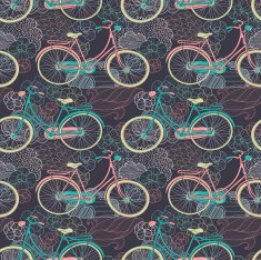 bicycles seamless pattern N8