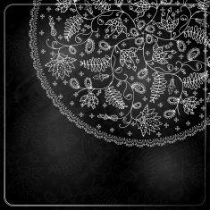 Chalk Style Hand Drawn Flowers N3