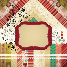 Scrap background made in the classic patchwork N2