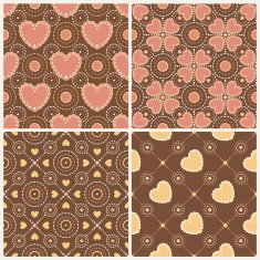 Set of seamless patterns N5