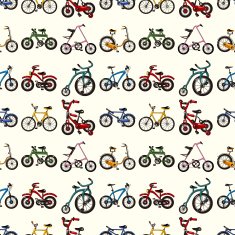 seamless bicycle pattern N10