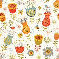 Cute seamless floral pattern N9
