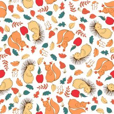 Seamless pattern with kids theme N2