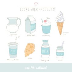 Collection of milk doodles N2