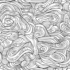 Vector seamless abstract nature pattern N22
