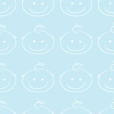 Seamless baby boy or girl wallpaper