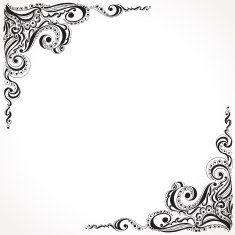 Abstract floral tattoo pattern N2